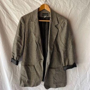 Vintage Houndstooth Blazer